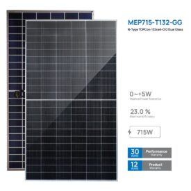 پنل خورشیدی ۷۱۵ وات N-Type دوطرفه مونوکریستال برند JA SOLAR